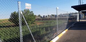 Vallado perimetral estación de servicio de Honrrubia